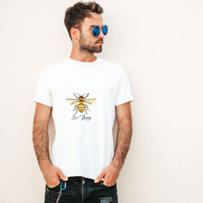 Man white tshirt 111920 Bee Happy.png