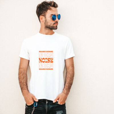 Man white tshirt 113942 Make Some Noise.png