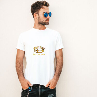 Man white tshirt 116366 Im The King.png