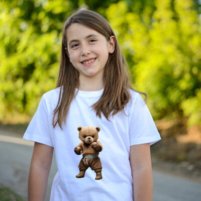 kids mockup girl 1218 teddy bear