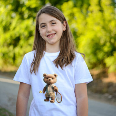 kids mockup girl 1236 teddy bear